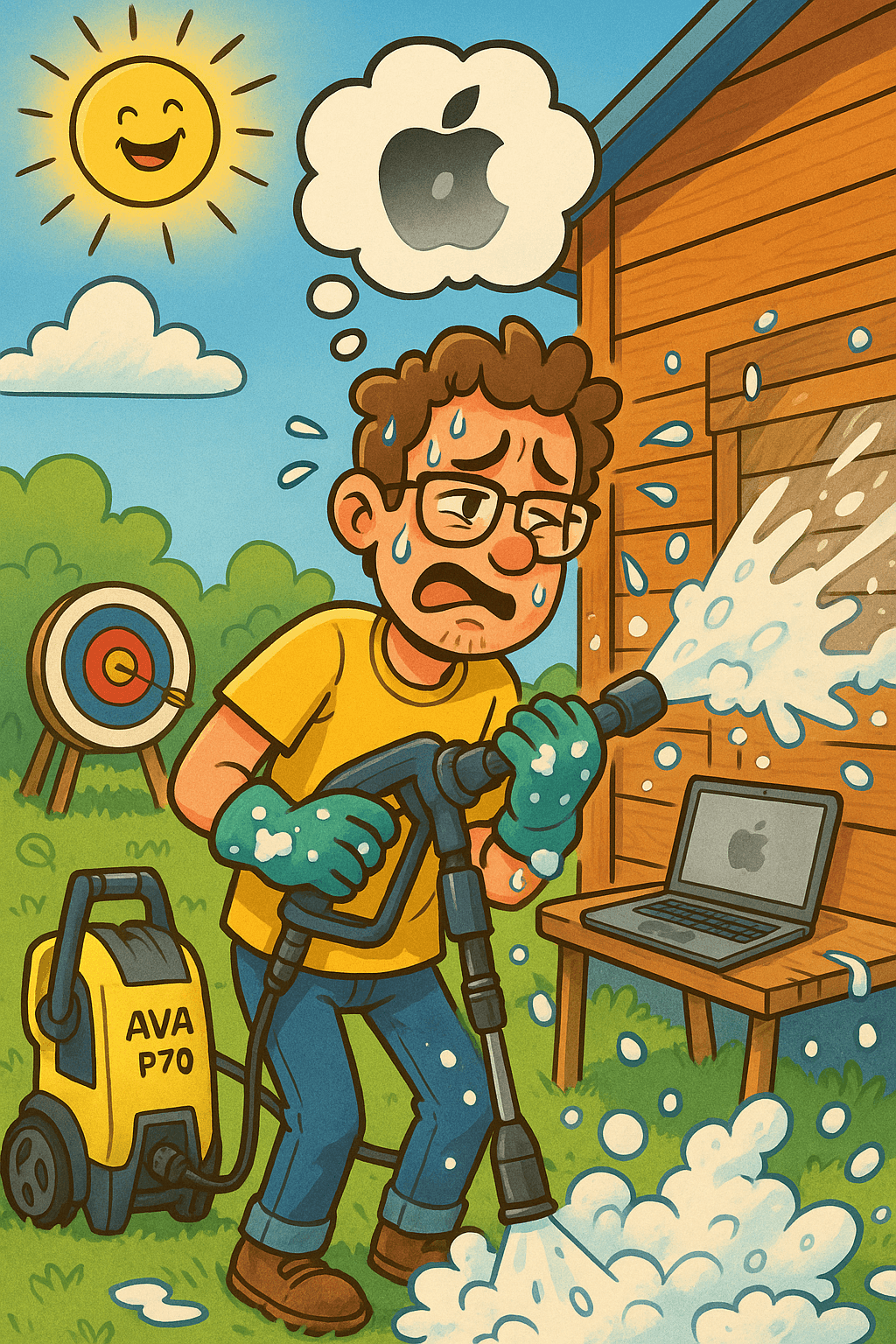 MacBooks, Soap & Pressure Washing: A Surprisingly Painful Friday